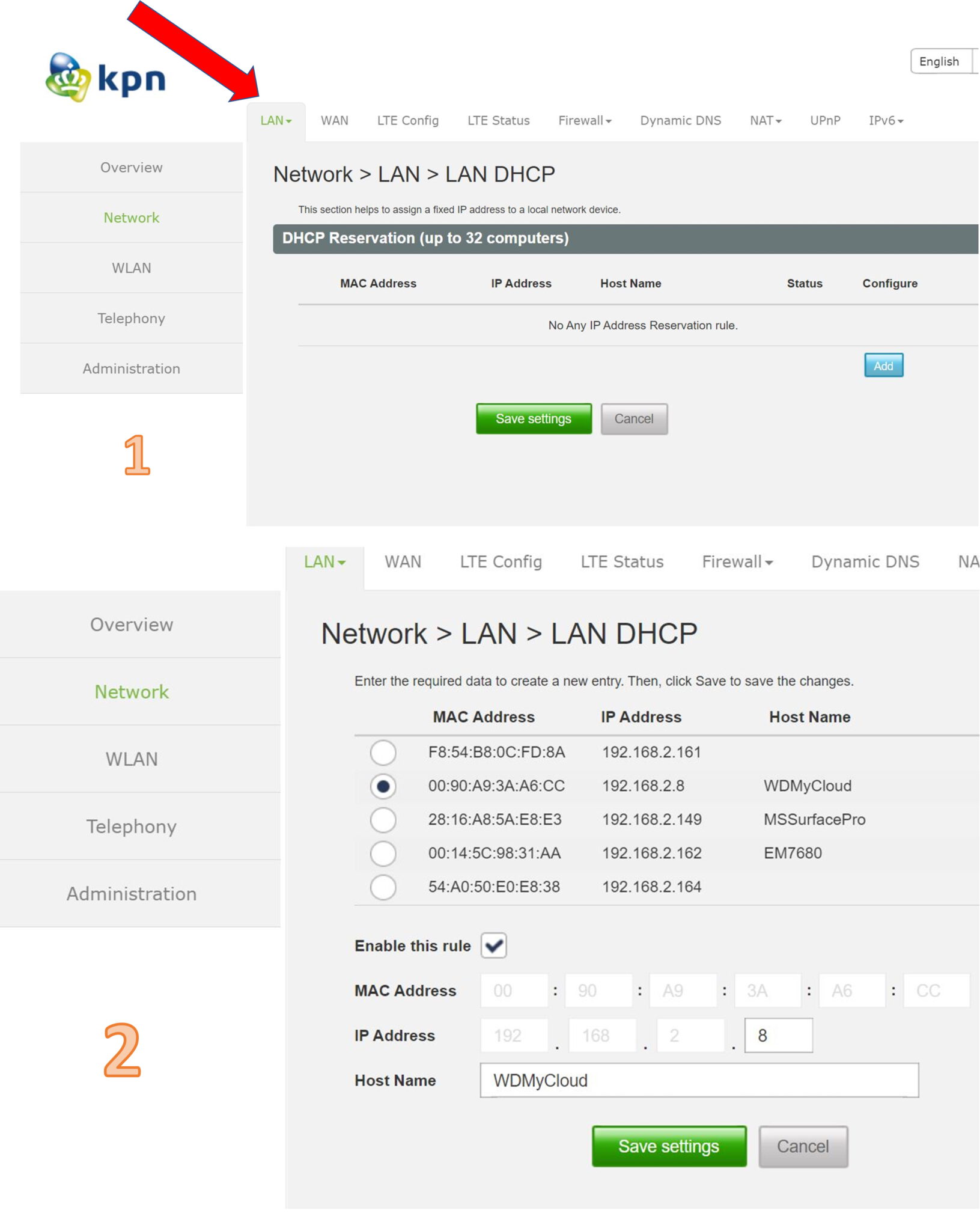 Vast IP adres toekennen op KPN Experia Box V10a Blog van